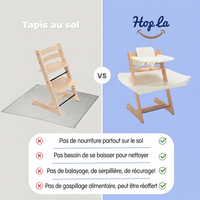 HopLa | Plateau Récupérateur pour Chaise Haute Bébé Anti-Dégâts (DME & Diversification) - vue 5