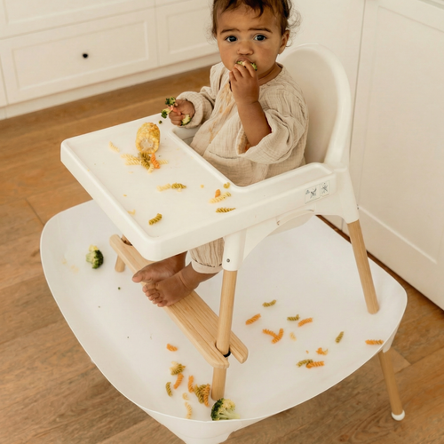 HopLa | Plateau Récupérateur pour Chaise Haute Bébé Anti-Dégâts (DME & Diversification)